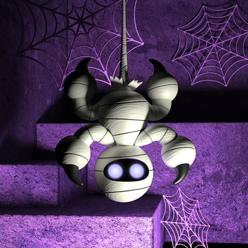 Card art for the "Crypt Crawler" Monster-Pak card.