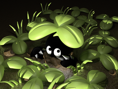 Card art for the "Undercover Clover" Monster-Pak card.